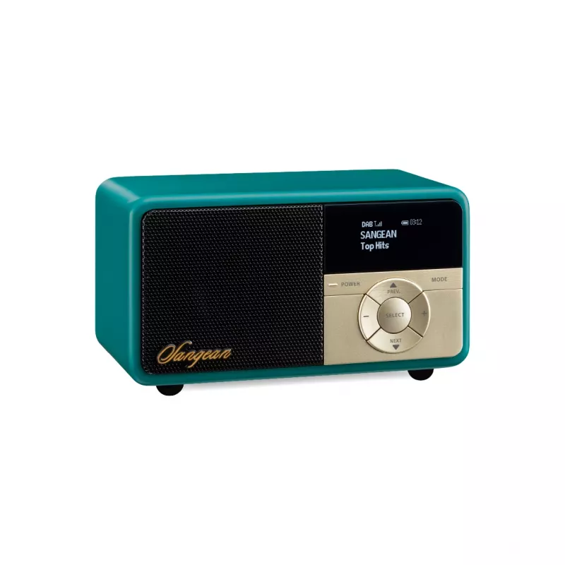 Sangean DDR-7X nešiojamasis DAB+ / FM radijas, žalios spalvos