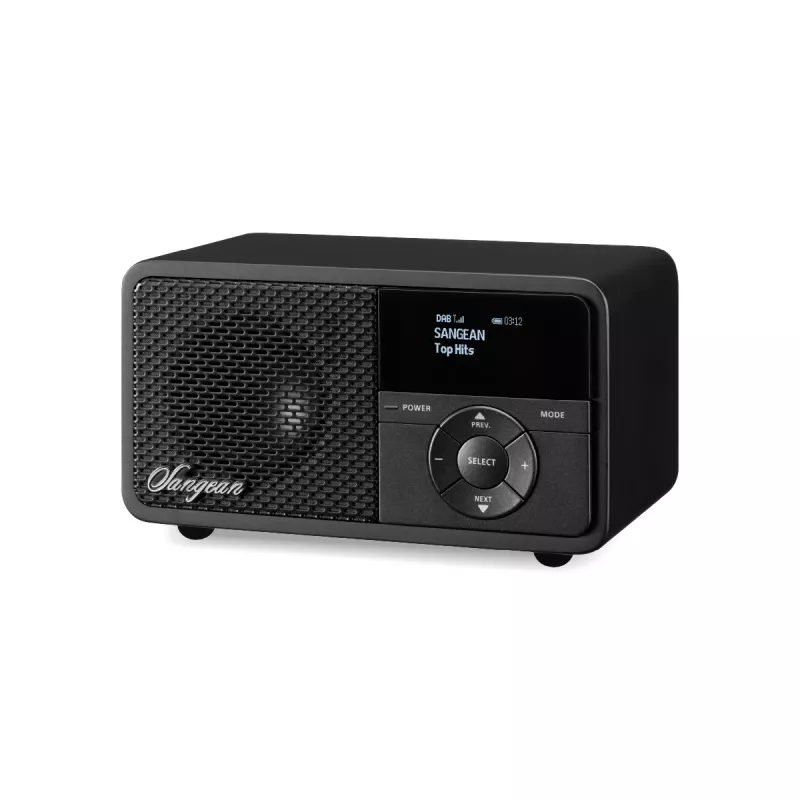 Sangean DDR-7X nešiojamas DAB+ ir FM radijas su Bluetooth, juodas