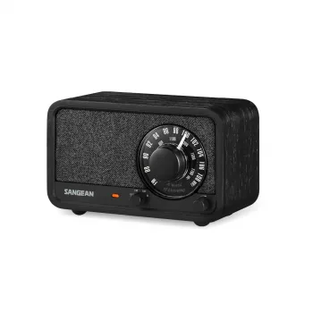 Sangean WR-8 FM radijas su tikro medžio korpusu, Midnight Oak
