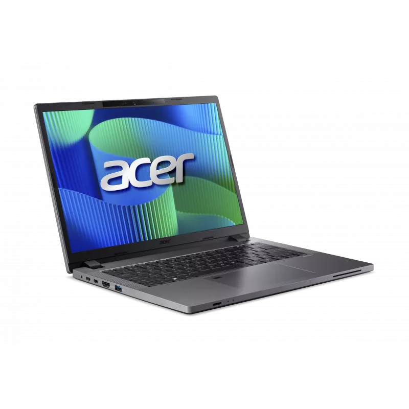 Acer TravelMate TMP214-55-G2-TCO 14 inch WUXGA Intel Core 5 120U 16GB 512GB SSD Windows 11 Pro Education pilkas nešiojamas kompiuteris