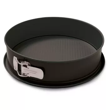 NEWILL spyruoklinė torto forma Ø24x7,6 cm juoda, neprideganti anglinio plieno