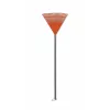 HORTUS lapų grėblys su aliuminio kotu, oranžinė 45 cm galvutė, 20 dantukų