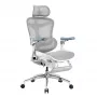 SIHOO DORO C300 Pro ergonomiška biuro kėdė su pėdų atrama, balta