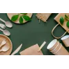 GoGreen kompostuojami nendriniai šiaudeliai, 20 vnt., natūralūs gėrimų šiaudeliai
