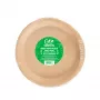 GOGREEN Kraft Paper Plates Go Green Ø22cm 20 vnt.