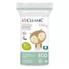 Cleanic Baby Eco vatos diskeliai kūdikiams, 60 vnt., 100% natūrali medvilnė, hipoalergeniniai, be chloro