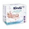 Kindii Pure & Soft vienkartiniai pervystymo kilimėliai 60x60 cm, 10 vnt., balti
