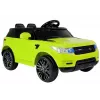PETMEX HL1638 žalias elektrinis vaikiškas automobilis su LED apšvietimu, MP3 grotuvu ir nuotolinio valdymo pulteliu