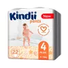 Kindii Maxi 4 dydžio vienkartinės sauskelnės (9-15 kg) 22 vnt.