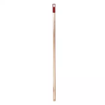 YORK medinė koto rankena 120 cm LUX – pakaitinė rankena šluotoms, grėblėms, kauptukams, natūralus medis, 28 mm skersmuo