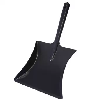 YORK metalinė šiukšlių semtuvė su guminiu kraštu ir ergonomiška rankena, 220 mm