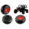 LEAN CARS EVA ratas XMX Buggy – 250 mm keičiamas ratas, juodas