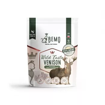 BEMO Cat Wild Taste elnienos skonio sausas maistas katėms - 500g