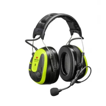 3M Peltor WS Alert X MRX21A3WS7 Bluetooth ausinės su FM radiju, lankelis, SNR 31 dB, juodos/geltonos