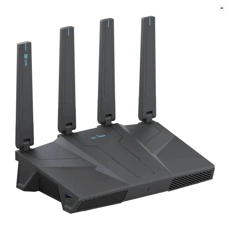 GL.iNet GL-BE6500 Wi-Fi 7 trijų juostų 2.5G multi-gigabitinis VPN maršrutizatorius