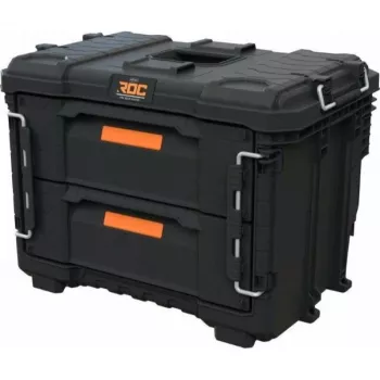 KETER DIY ROC Pro Gear 2 stalčių modulinė įrankių dėžė XL 56,5x37,5x41,3cm