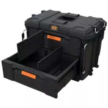KETER DIY ROC Pro Gear 2 stalčių modulinė įrankių dėžė XL 56,5x37,5x41,3cm