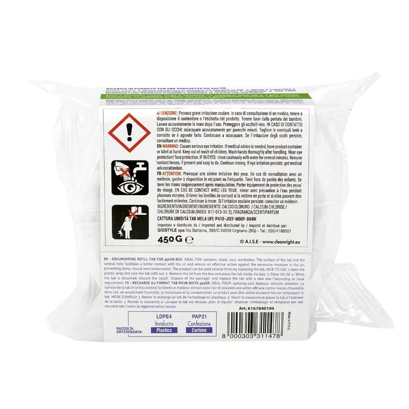 ORDINETT drėgmės surinkėjo papildymo tabletė 450g, obuolių kvapo
