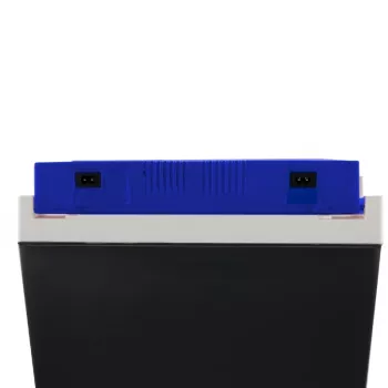 GIOSTYLE Brio 26 elektrinė šaldymo dėžė 12/230V 26L tamsiai pilka su raudonais/mėlynais akcentais