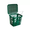 BIOBAG MaxAir 7L maisto atliekų krepšys 24x19,7x20,5cm žalias
