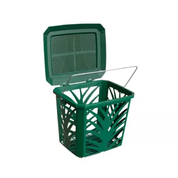 BIOBAG MaxAir 7L maisto atliekų krepšys 24x19,7x20,5cm žalias