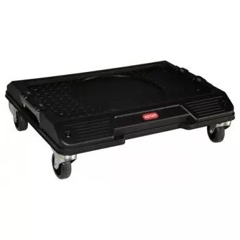KETER DIY Connect vežimėlis 55,7x43,7x16,4 cm, juodas/raudonas, IP54, 30 kg apkrova