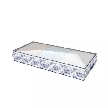 ORDINETT drabužių dėžė 100x45x15cm Kyoto antracito spalvos