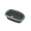 STEFANPLAST Cat Toilet Sprint 10 43x31x14 cm pilkos/žalios spalvos kraikas