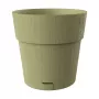 STEFANPLAST gėlių vazonas su padėklu Ethica Ø40x39cm žalias