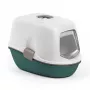 STEFANPLAST Furba Top Chic uždara kraiko dėžė katėms su filtru 58,5x39,4x42,7 cm balta/žalia