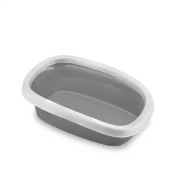 STEFANPLAST Sprint 20 katės kraiko dėžė 58x39x17 cm balta/pilka