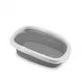 STEFANPLAST Sprint 20 katės kraiko dėžė 58x39x17 cm balta/pilka