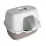 STEFANPLAST katės tualetas Tres Chic Outdoor 56x54.5x39cm Baltas/Šviesiai pilkas