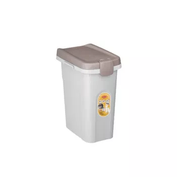 STEFANPLAST augintinių maisto laikymo konteineris 15 L, baltas/šviesiai pilkas
