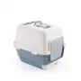STEFANPLAST Cathy Clever & Smart uždara kraiko dėžė katėms 58x45x48cm balta/mėlyna