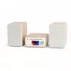 Pure Classic Stereo Mini Hi-Fi sistema DAB+/FM, Bluetooth, CD, USB balta/ąžuolas