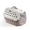 STEFANPLAST Travel Chic augintinio nešėjas 50x34,5x32 cm, baltas/šviesiai pilkas