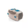 STEFANPLAST Transportavimo narvas Gulliver 2 su metalinėmis durelėmis 55x36x35 cm White Travertine