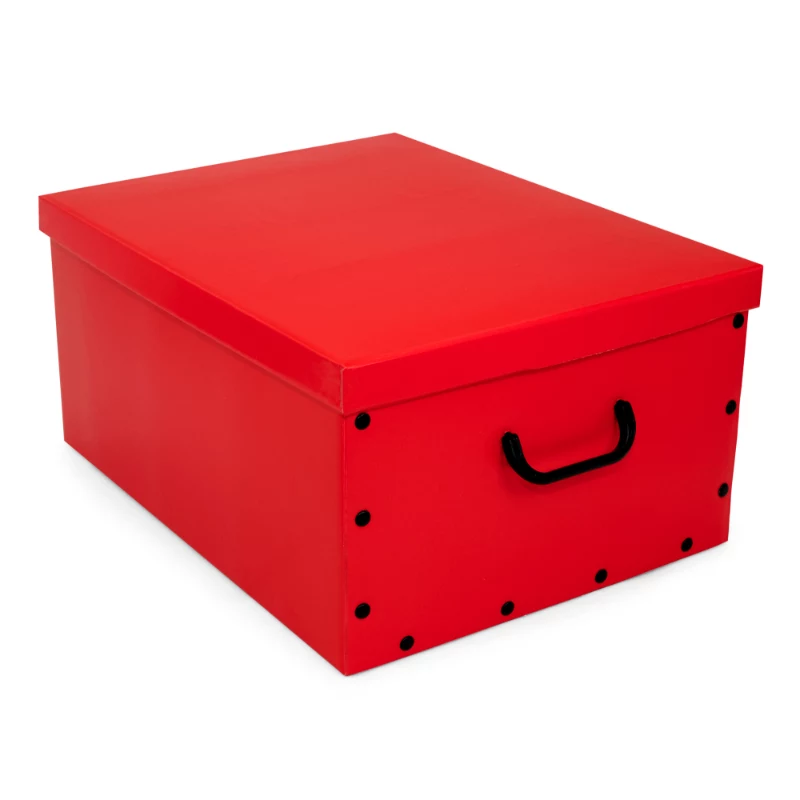 ORDINETT kartoninė dėžė 49x39x25cm Big Box vientisos spalvos asorti balta/juoda/tamsiai mėlyna/šviesiai pilka