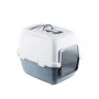 STEFANPLAST Cathy Comfort uždara kraiko dėžė katėms 58x45x48 cm balta/mėlyna