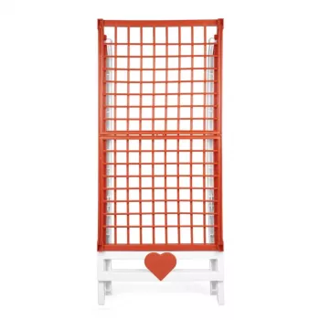 GIOSTYLE Love drabužių džiovintuvas, baltas/oranžinis, 180x56x96 cm