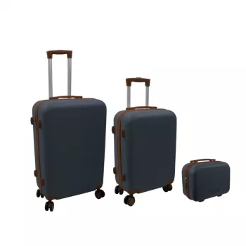 ORDINETT stalčių rinkinys, 3 vnt., 60L + 43L + 15L, pilkas