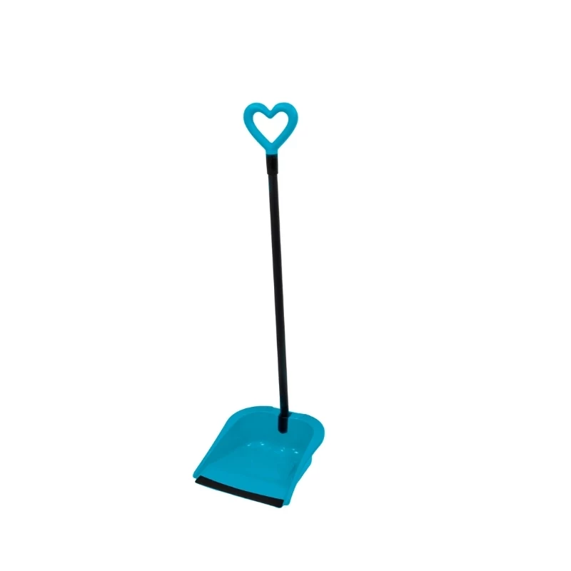 GIOSTYLE Rubber Hair Scoop Love šluota ir semtuvas, 24,5x27x85 cm, įvairių spalvų
