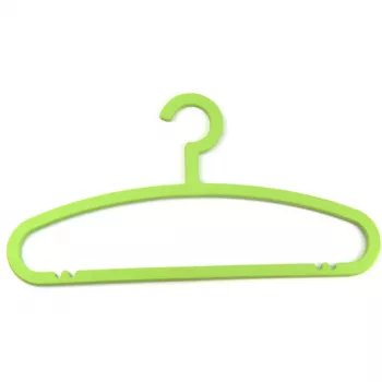 ORDINETT Basic plastikiniai drabužių pakabukai, 5 vnt., 42,5 cm, įvairių spalvų