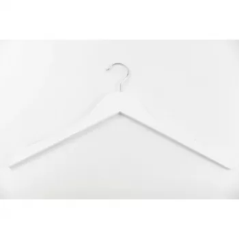 ORDINETT mediniai drabužių pakabukai, 3 vnt., balti, 44,5 cm