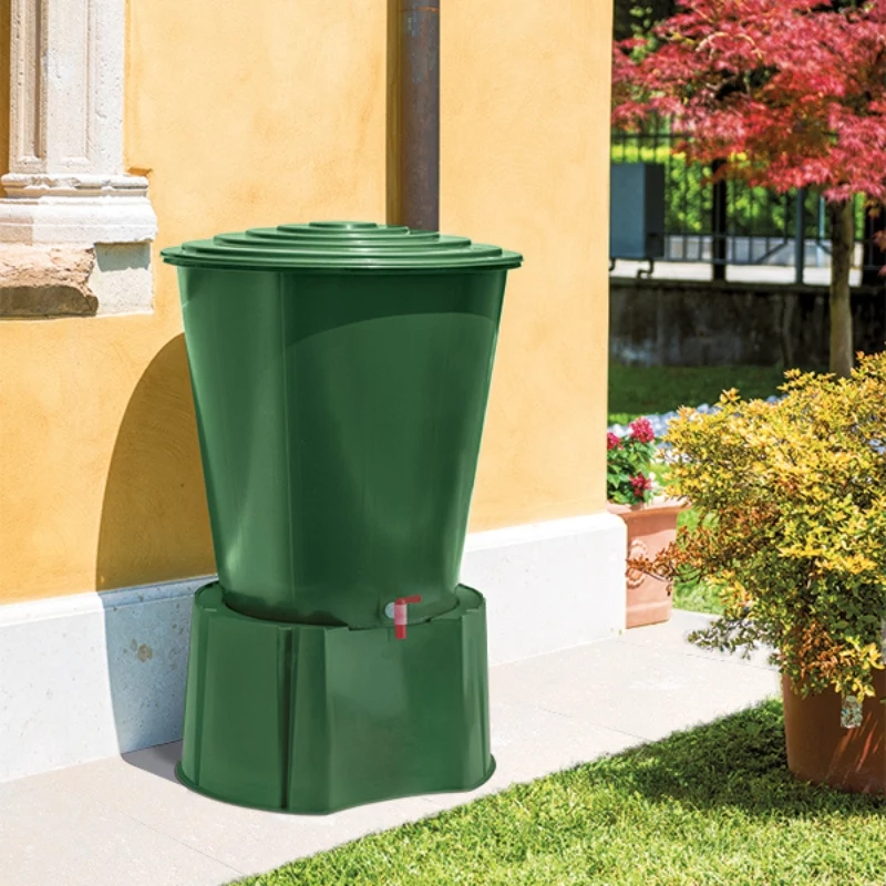 STEFANPLAST lietaus vandens statinė stovas 210L/310L statinėms, 70x38 cm, žalias