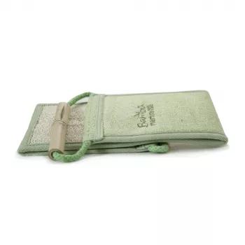 MARTINI SPA Luffa and Bamboo Strip Bamboo - natūrali šveitimo juosta su dvipuse tekstūra