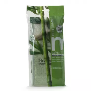 MARTINI SPA Luffa and Bamboo Strip Bamboo - natūrali šveitimo juosta su dvipuse tekstūra