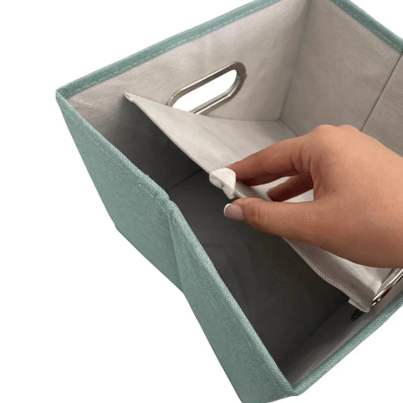 ORDINETT Box S dėžė laikymui 29,5x22,5x16,5 cm mėtinė polipropilenas 11 L