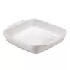 GUARDINI Ceramica kvadratinis keraminis kepimo indas 22,5 x 22,5 x 5 cm, baltas